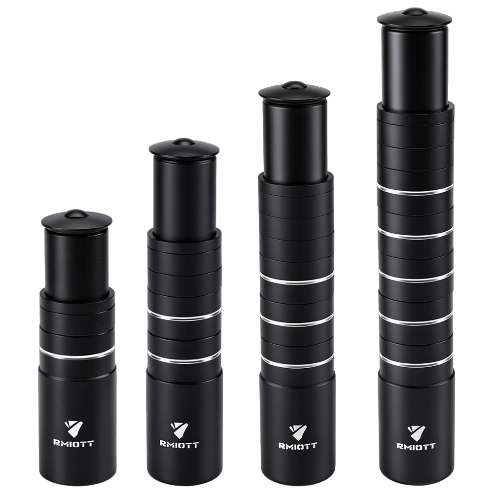 Stem Extender Tube - ตัวต่อเพิ่มความสูงแฮนด์จักรยาน 120/155/185/220 มม. สำหรับจักรยานถนนและจักรยานเสือภูเขา