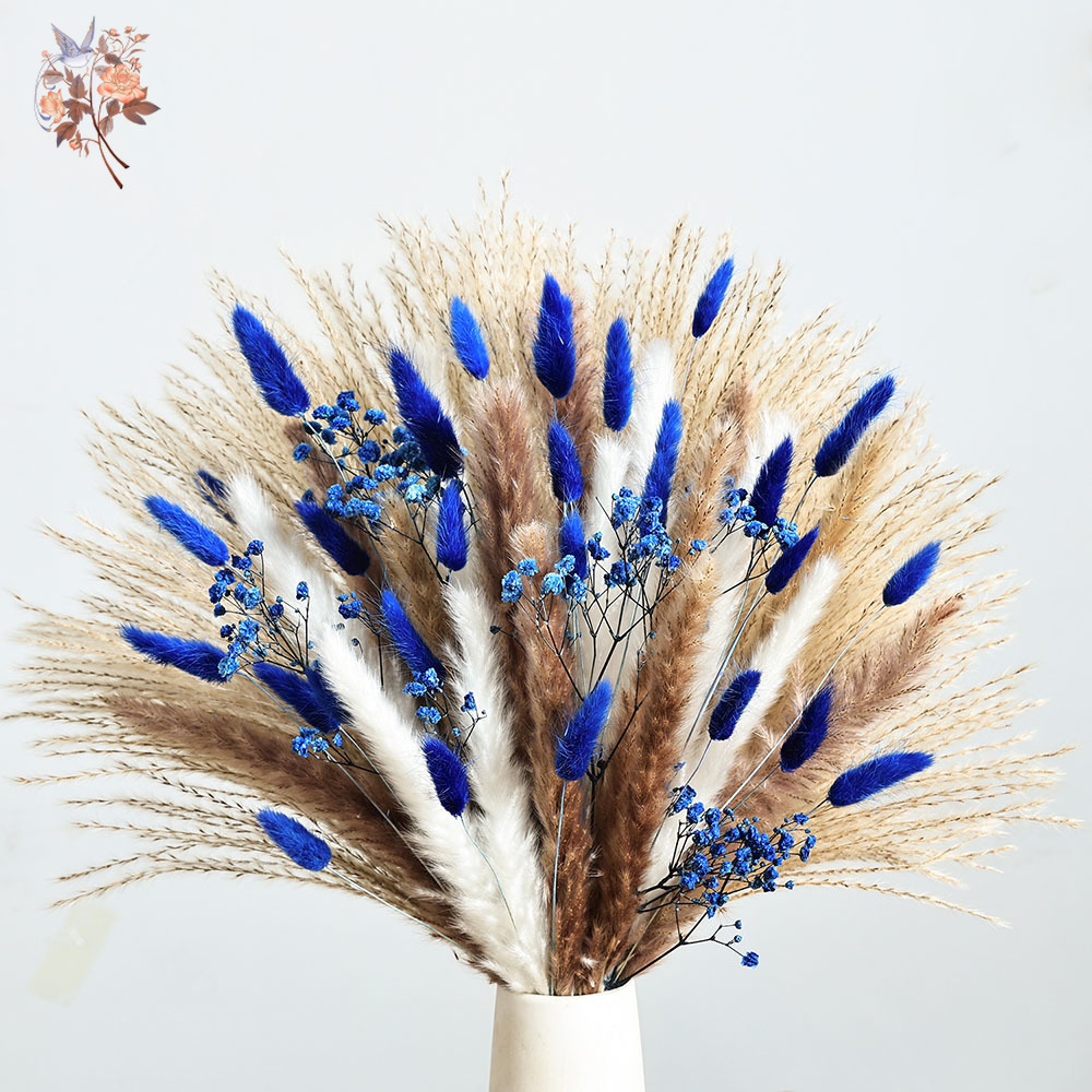 70 Stem Blue Fluffly หางกระต่า - Supply For Florist บทวิจารณ์และราคา