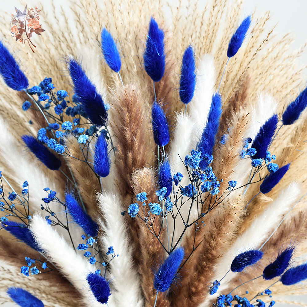 70 Stem Blue Fluffly หางกระต่า - Supply For Florist บทวิจารณ์และราคา