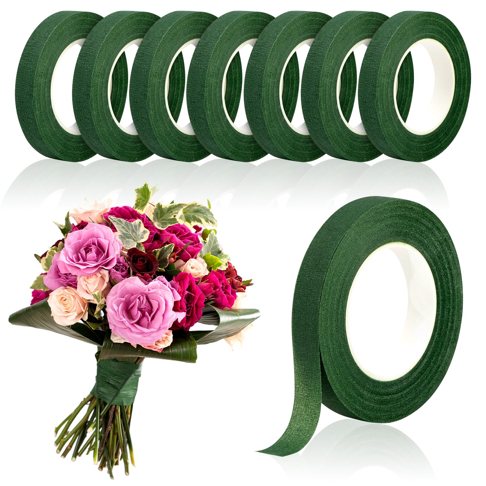 20 หลา เทปดอกไม้สีเขียว เทปกระ - Supply For Florist บทวิจารณ์และราคา