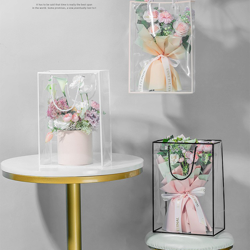 Transparent Tote Bag Flower Bo - Longs Florist Supply บทวิจารณ์และราคา