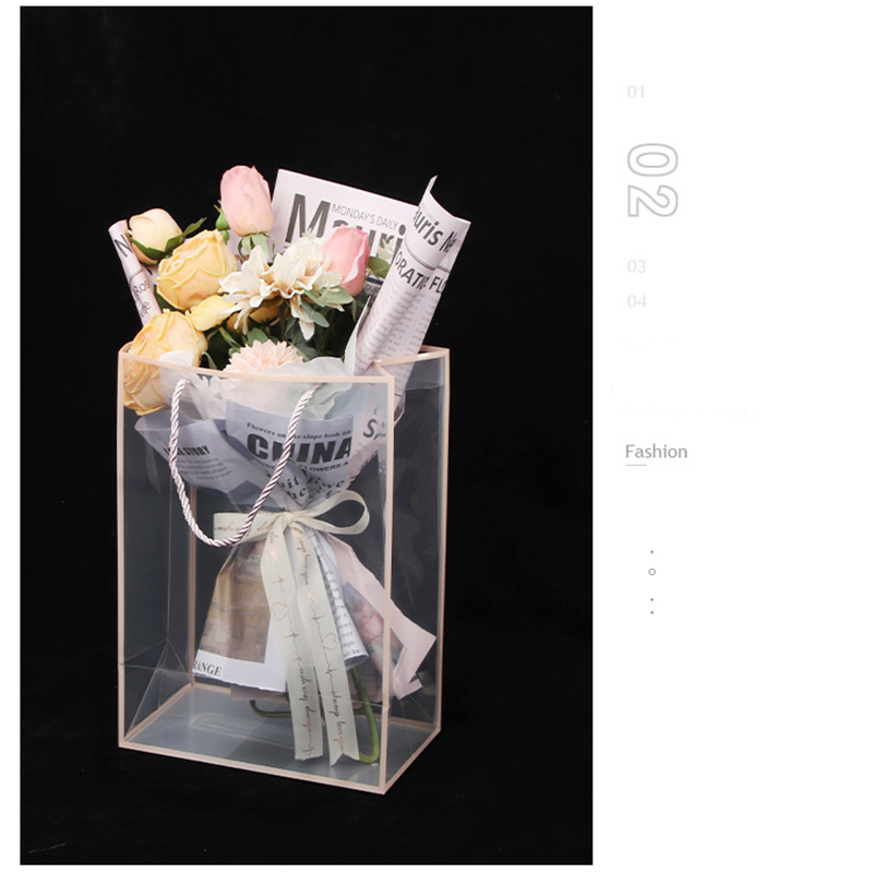 Transparent Tote Bag Flower Bo - Longs Florist Supply บทวิจารณ์และราคา