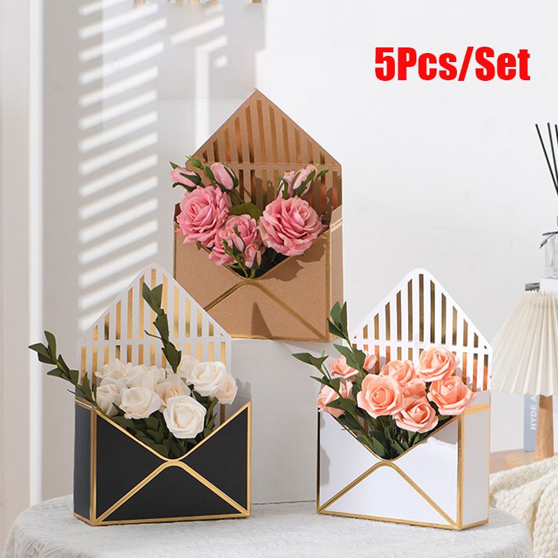 5 ชิ้นกล่องดอกไม้แบบสร้างสรรค์ - Florist Supply House บทวิจารณ์และราคา