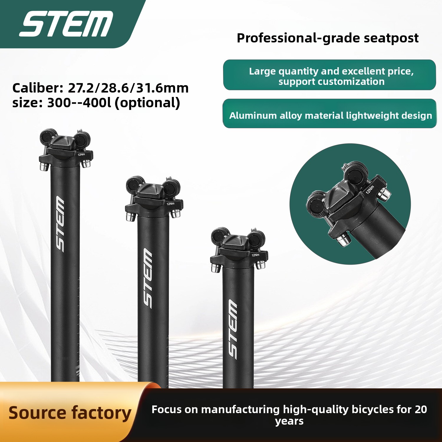 ท่อเบาะจักรยานเสือภูเขา STEM ท - Stem Extender Tube บทวิจารณ์และราคา
